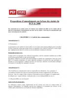 Propositions d’amendements sur la base des statuts du PCF de 2008 par la section de Toulouse centre