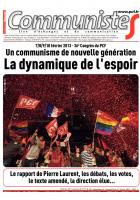 Journal CommunisteS n°507 - Spécial 36e congrès - 13 février 2013